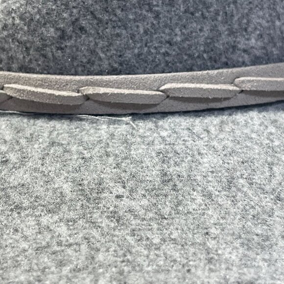 NWT Time and Tru Heather Gray Banded Fedora Hat One Size Adjustable - Picture 6 of 10